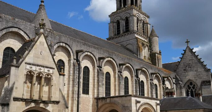 Poitiers,  the church of Notre-Dame-la-Grande,  Vienne department, West Central France .