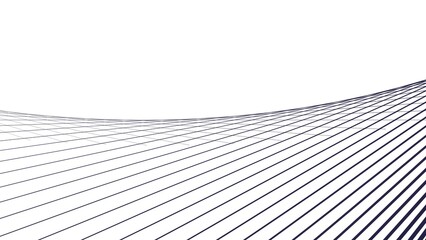 Black color wavy curve lines background design 4K illustration.	