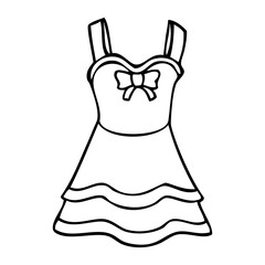 dress sketch illustration