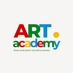Art Academy Logo Design. Art logo design. beautiful logo design.