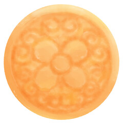 Happy mid autumn festival,Moon cake cartoon hand drawn illustration,Moon festival