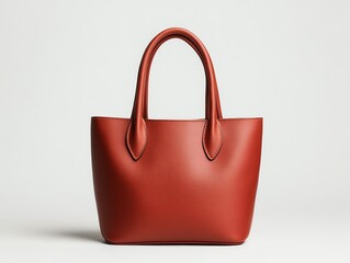 Leather beach tote with a soft, relaxed shape, focus on casual elegance and functionality