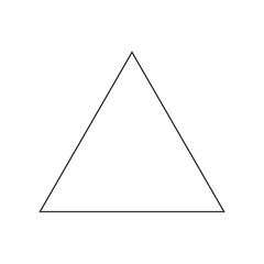 icon equilateral triangle