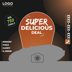 Super delicious deal menu Instagram post design template, super special deal, menu , instagram post template, deliciuos deal, hotel post, Restaurant post template, Restaurant post design
