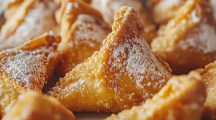 Carnival pastry close-up