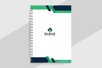 Medical notebook cover template design