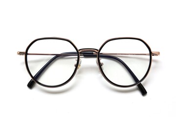 Fototapeta premium glasses on white background