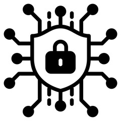 Cyber Cyber punk icon illustration 