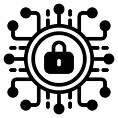 Street Cyber punk icon illustration 