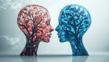 Effective cognitivebehavioral therapy CBT, integrating cognitive and behavioral techniques for improving mental health by changing negative thought patterns