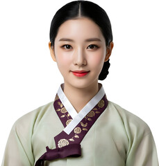 한복입은 여성