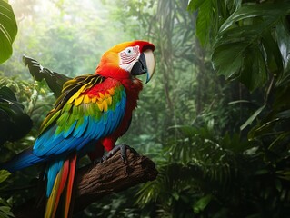 blue and yellow macaw