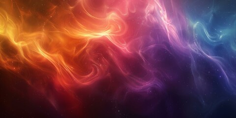 Cosmic Nebula Art, Digital Illustration, Fantasy Space Scene