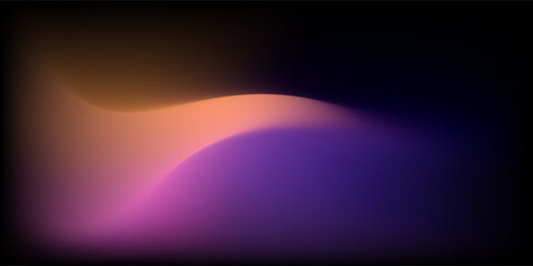 abstract colorful gradient background with flowing purple, violet, and orange colors blending smoothly on a dark backdrop