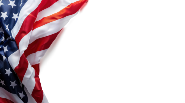 American flag waving