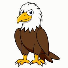 Cartoon Eagle Vector Illustrations