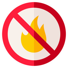 No Fire Icon