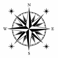 Compass, Compass SVG, Compass Rose SVG, Nautical Compass SVG, Svg, Cricut, Silhouette,