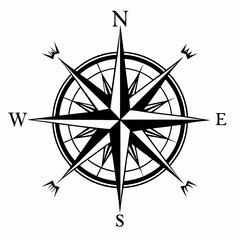 Compass, Compass SVG, Compass Rose SVG, Nautical Compass SVG, Svg, Cricut, Silhouette,