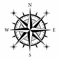 Compass Clipart, Compass SVG Cut Files For Cricut, Compass Rose Svg File, Nautical Compass Svg