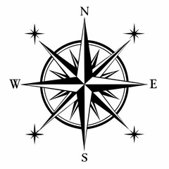 Compass Clipart, Compass SVG Cut Files For Cricut, Compass Rose Svg File, Nautical Compass Svg