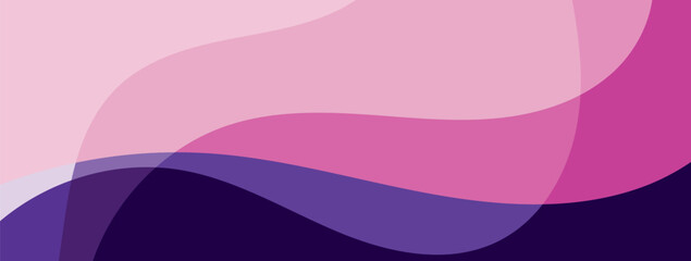 Pink purple wavy background vector design. Backdrop wallpaper for banner, magazine, social media, creative album, art cover editable layout illustration template.	

