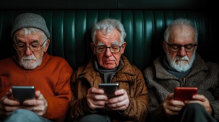 Older adults engaging with technology