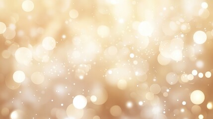 A soft, blurred background with golden bokeh lights creating a warm, dreamy atmosphere.