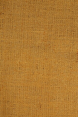 close up of light brown burlap texture