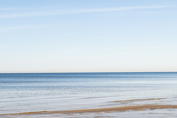 Still Baltic sea, Jurmala Latvia.