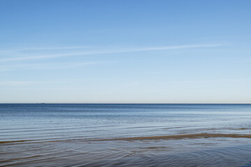Still Baltic sea, Jurmala Latvia.