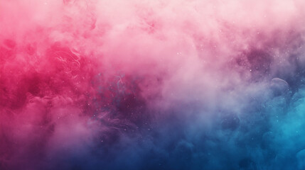 Fototapeta premium Swirling clouds of pink and blue create an abstract background, evoking a sense of tranquility and creativity in a serene atmosphere, background