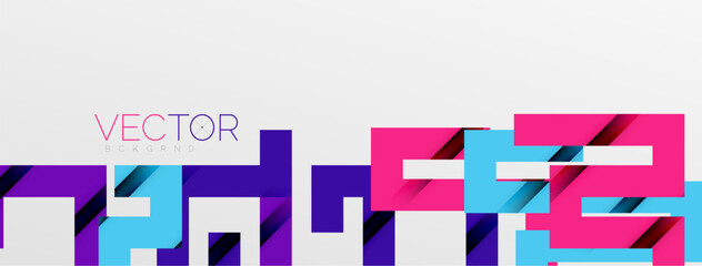 Color bend lines with shadow texture effect. Vector Illustration For Wallpaper, Banner, Background, Card, Book Illustration, landing page