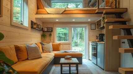 Discover the charm of tiny house living, maximizing small spaces with clever design