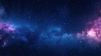 Obraz premium A stunning view of a starry night sky with vibrant colors and cosmic elements.