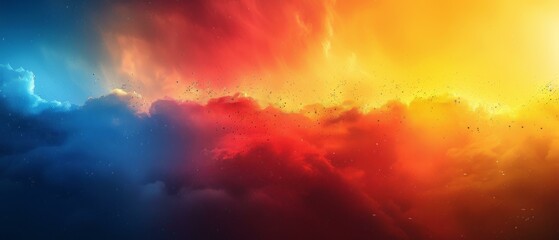 Obraz premium Abstract Cloudscape Art, Digital Painting