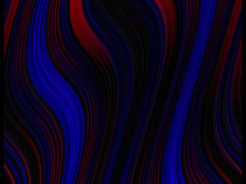 gradient waves flow abstract 3d background. seamless loop animation 4k video	