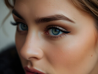 Fototapeta premium close up portrait of a woman