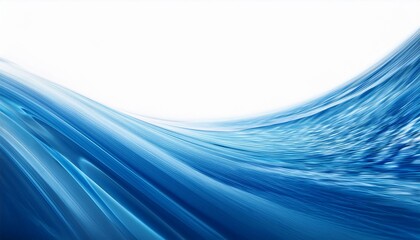 Obraz premium Blue and white rhythm waves , abstract concept, white background.