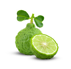 fresh bergamot  isolated on transparent png