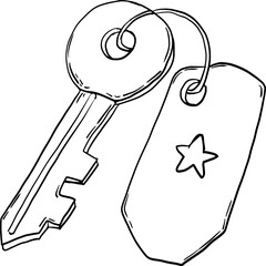 sketch hotel key travel