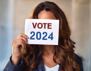 vote banner us presidential election november encouraging people vote future