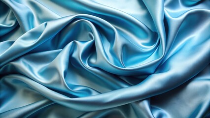 Obraz premium Soft satin fabric with a subtle blue sheen, satin, fabric, texture, background, silky, smooth, shiny, luxurious, elegant