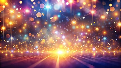 Obraz premium Vibrant ethereal background with glowing lights , vibrant, ethereal, background, glowing, lights, abstract, colorful