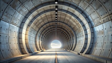 Reinforced concrete tunnel structure with side openings, reinforced concrete, tunnel, structure