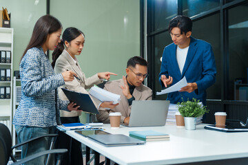 Stressed business person in a demanding career struggles with emotional burnout, overwhelmed by tasks and deadlines. exhausted and frustrated, seeking moment of relief amid her challenging workload.