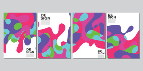 Abstract colorful psychedelic pop art background for summer