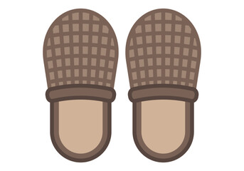 Zapatillas de estar por casa marrón