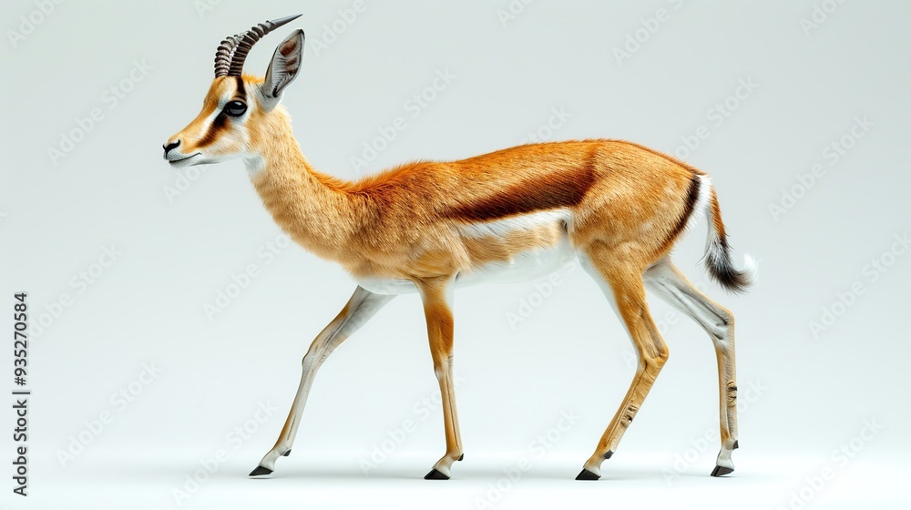 Canvas Prints Graceful Gazelle in Studio