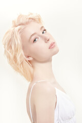 Obraz premium lady with pure skin
